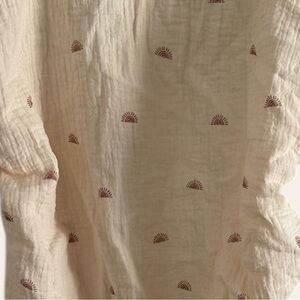 New Boho sun Muslin Cotton Bassinette Sheet Cover by Blissful Diary
